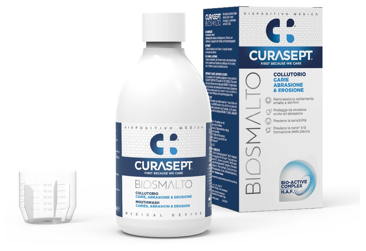 Curasept Apa de gura Biosmalto Carie Abrasione 300ml