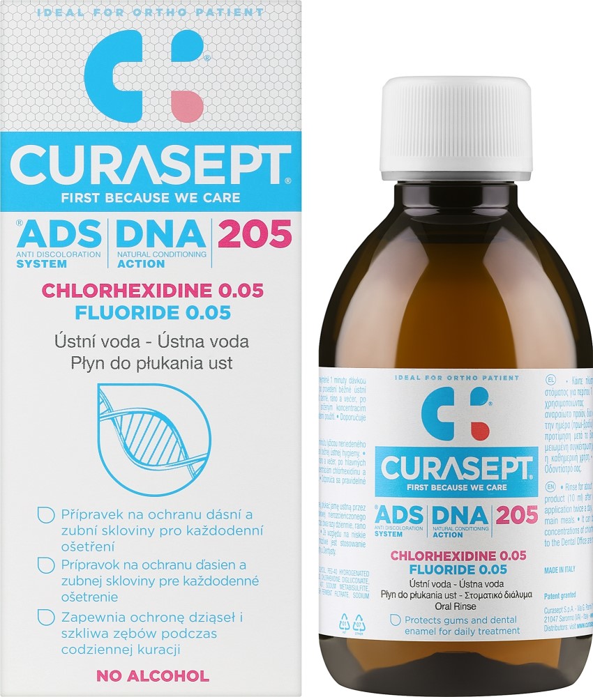 Curasept Apa de gura ADS 205 clorhexidina 0.05% 200ml