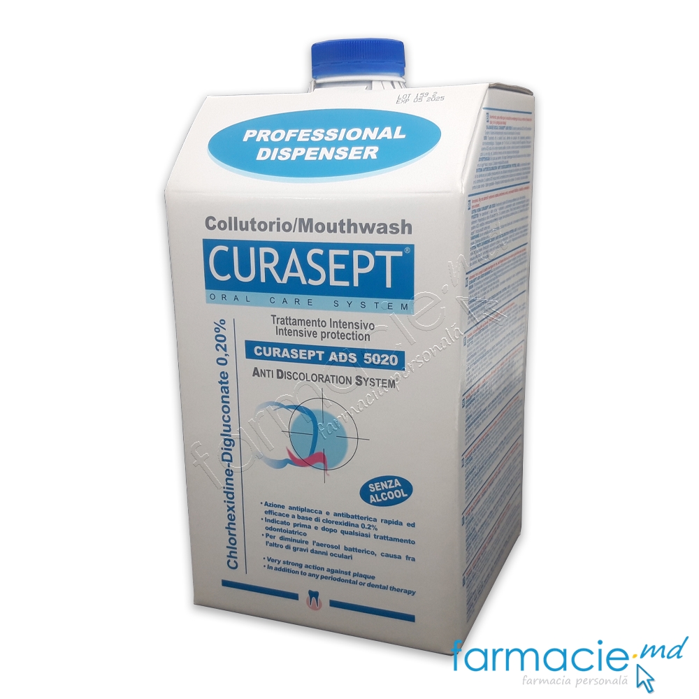 Curasept Apa de gura ADS 5020 clorhexidina 0.2% 5l
