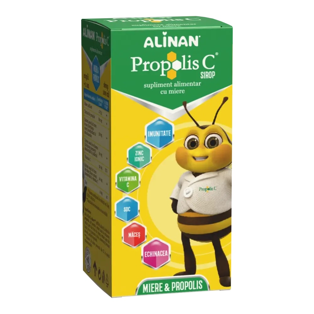 Alinan Propolis C  sirop 100ml (+1an) + Cadou Fiterman
