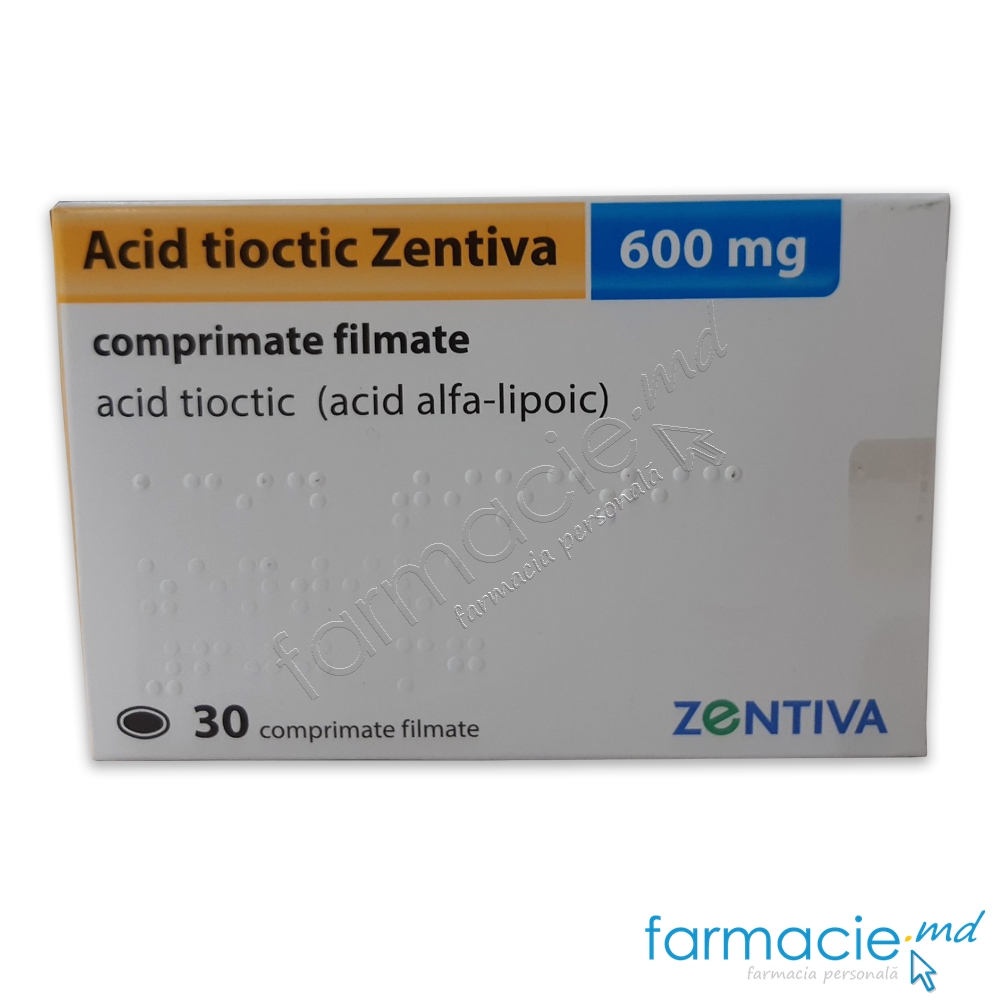 Acid tioctic comp.film.600mg N10x3 Zentiva