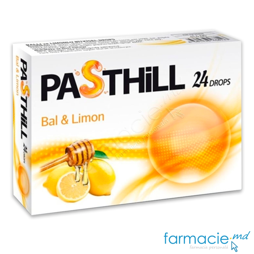 PASTHILL Miere si Lamaie pastile dureri de git N24  Ledapharma