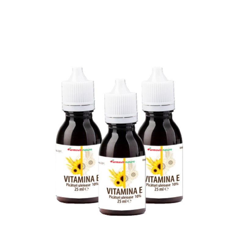 Vitamina E picaturi uleioase 10% 25ml Depofarm
