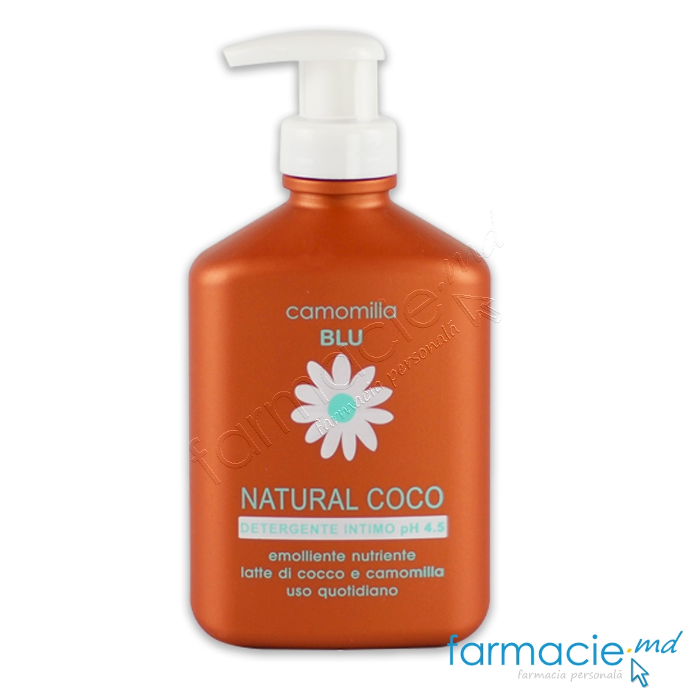 Camomilla Blu Natural Coco pH 4.5 gel intim cocos, musetel 300ml