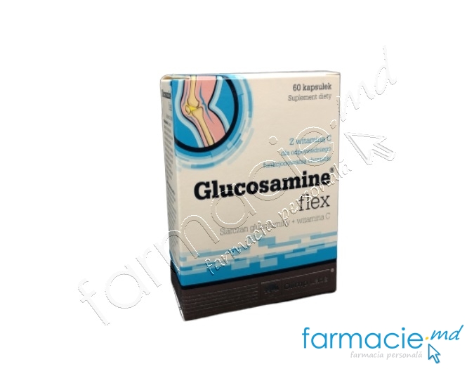 Glucozamine Flex 2KCl+Vit.C N60 (3caps./zi = 2000mg) Olimp
