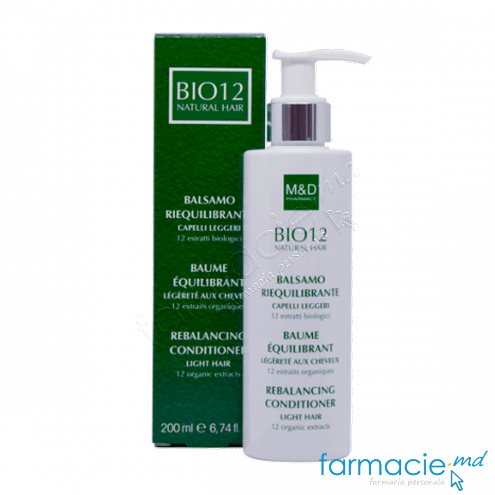 Bio 12 Balsam Reechilibrant par deschis, 12 extracte organice 200ml