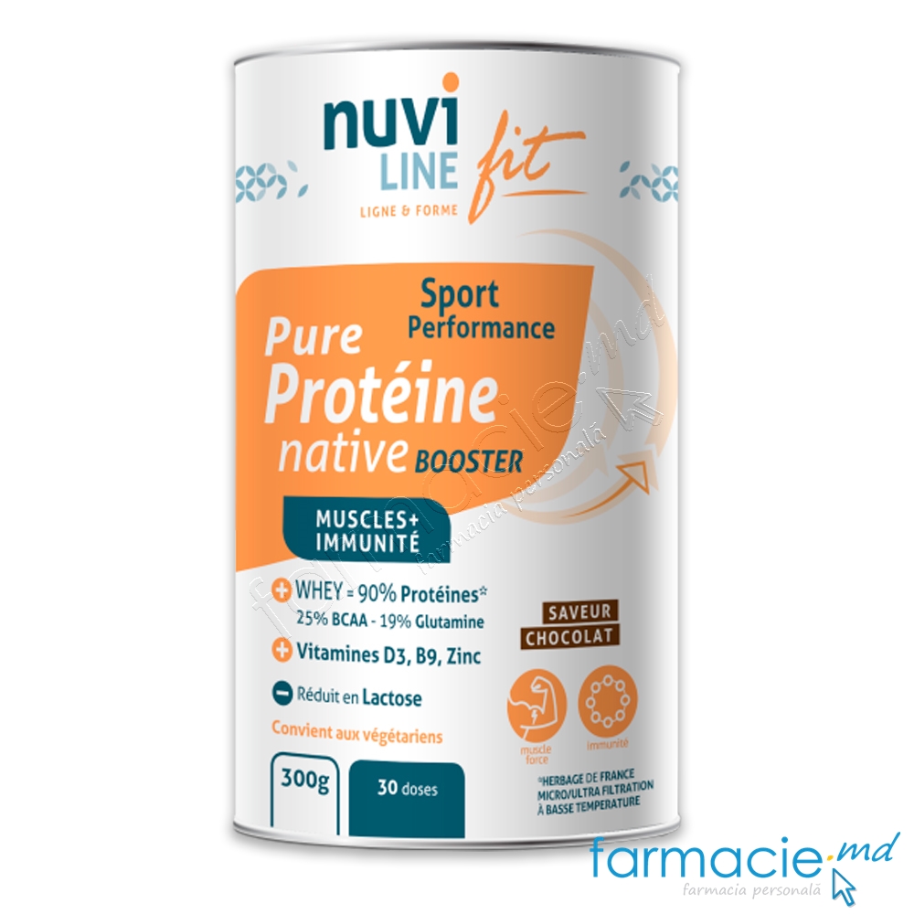 Proteine pure Nuviline Sport (tendoane,muschi,cartilagiu) 30doze x 10g pulbere 300g