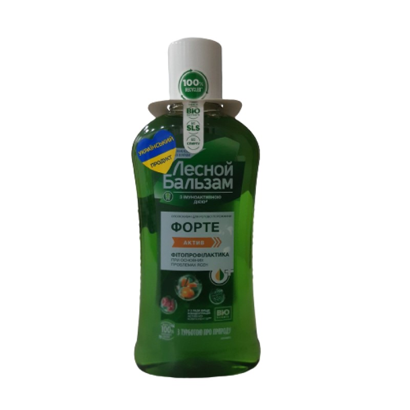 Apa de gura Лесной Бальзам Forte (coacaza,catina,pihta) 400ml