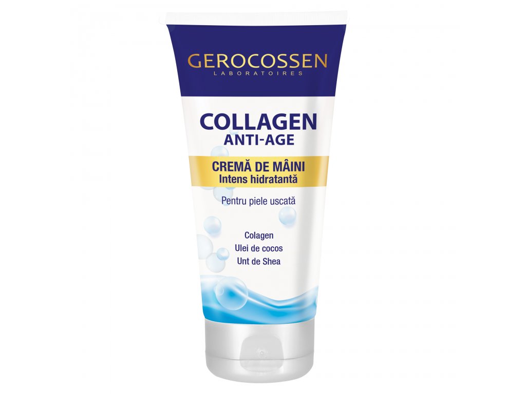 Gerocossen Colagen Anti Age Crema maini intens hidratanta,colagen,ulei cocos&shea 75ml