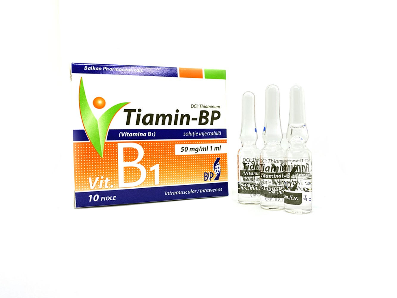 Vitamina B1 (tiamina) sol.inj.50mg/ml 1ml N5x2 Balkan