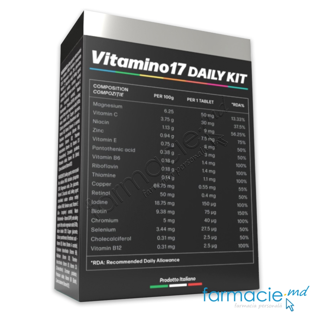 Vitamino17 Complex Vitamine&Minerale comp. N60 (1comp./zi) Human Care