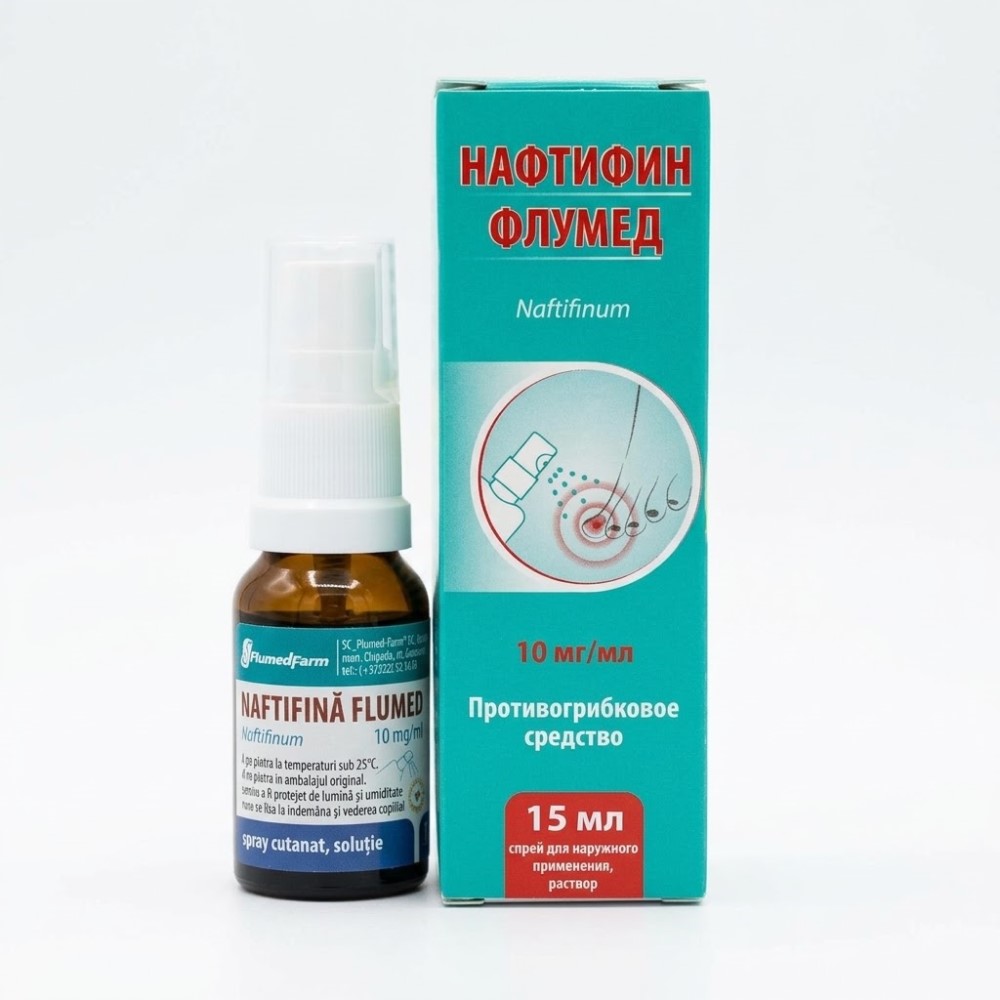 Naftifina spray cutan.,sol.10mg/ml 15ml N1 Flumed-Farm