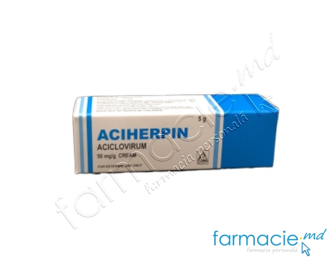 Aciherpin (aciclovir) crema 50mg/g 5g N1 Agio