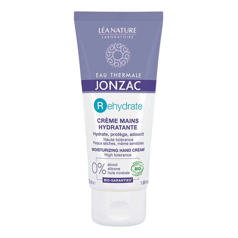 Jonzac Rehydrate crema maini hidratanta piele uscata, sensibila BIO 50ml