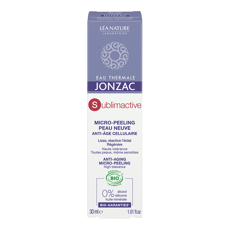 Jonzac Sublimactive Micro Peeling Anti Age, toate tipurile piele BIO 30ml