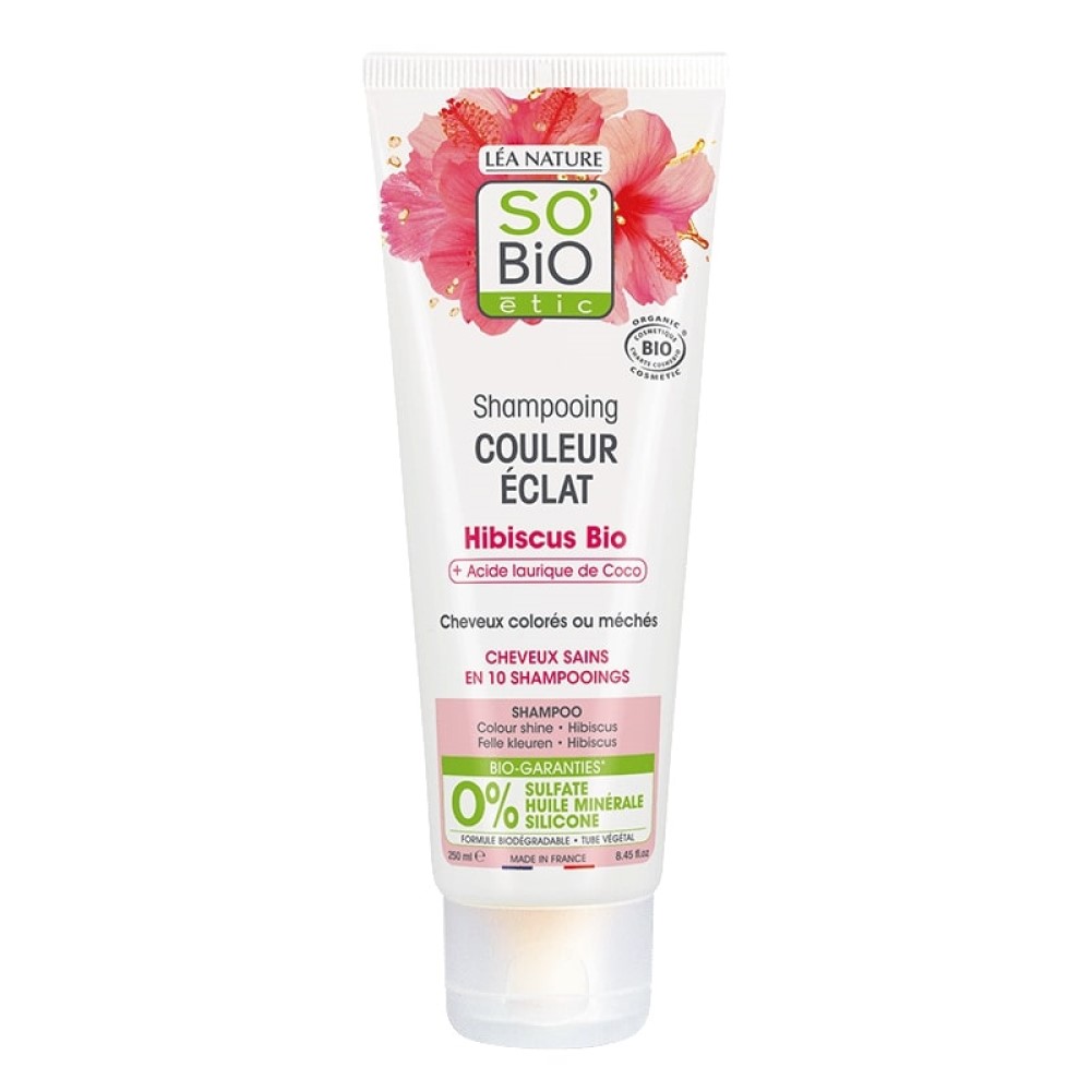 So Bio Sampon par vopsit, ulei de hibiscus si cocos 250ml