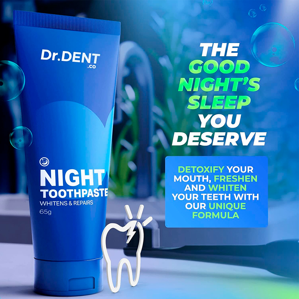 Dr.Dent Pasta de dinti Day & Night 65g x 2