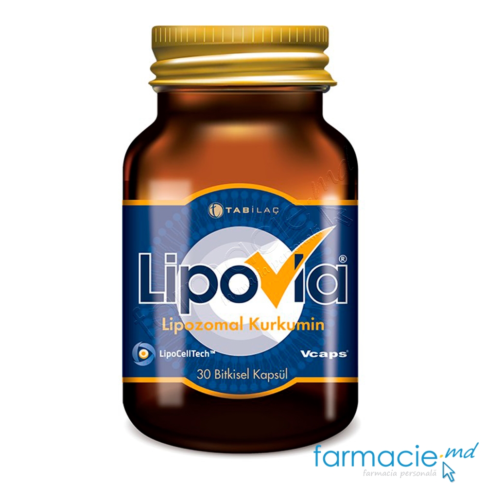 LIPOVIA Curcumina Lipozomala caps. N30 TAB ILAC