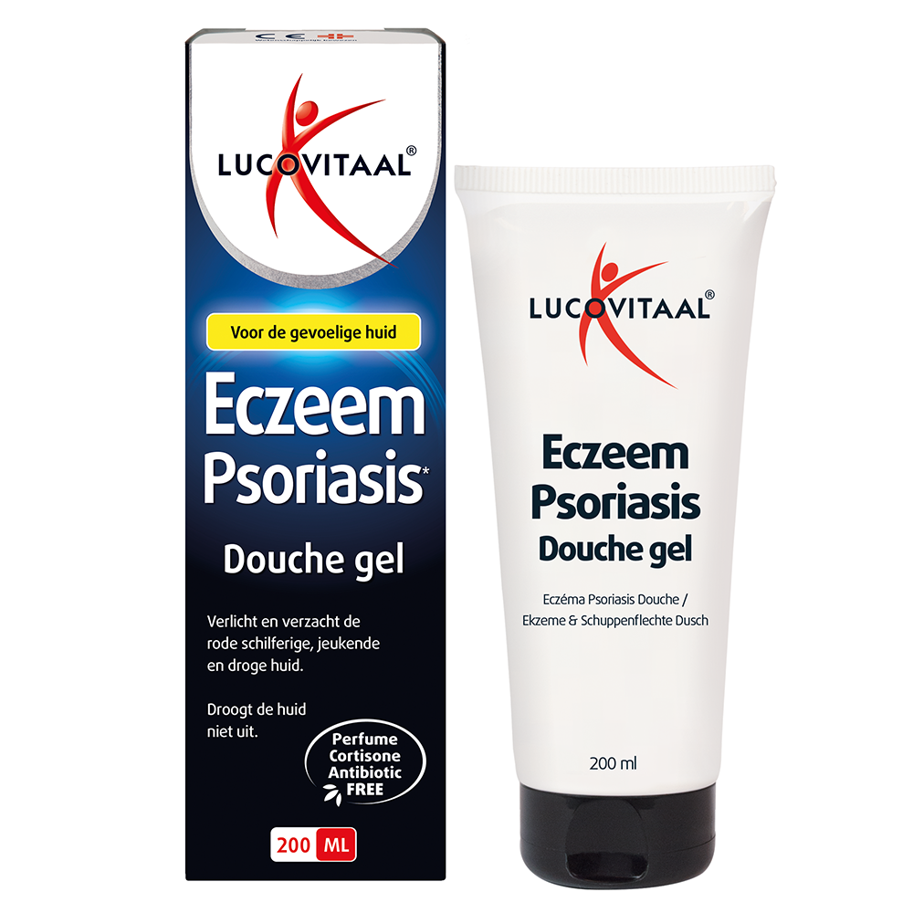 Lucovitaal Eczeem Psoriasis Gel de dus 200ml in remisie
