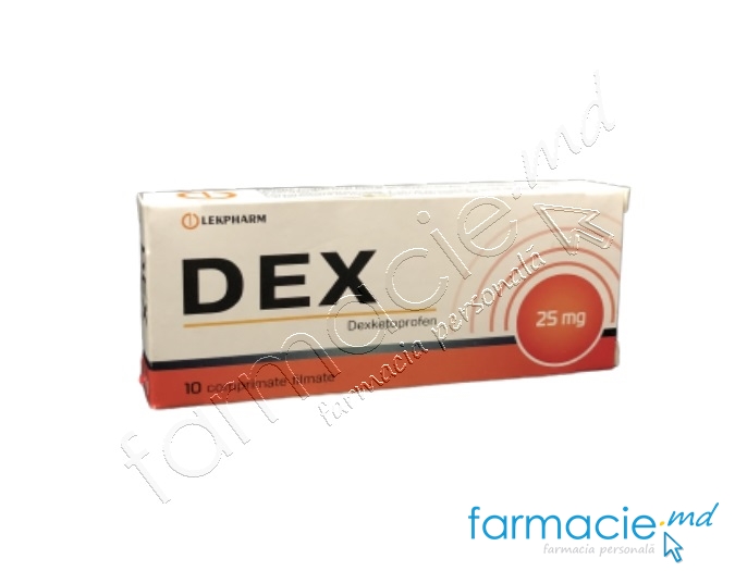 Dex comp.film.25 mg N10 (Dexketoprofen) Lekpharm