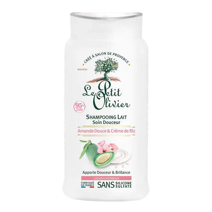 Le Petit Olivier Sampon par normal cu lapte de Migdal dulce&Crema de Orez 250ml