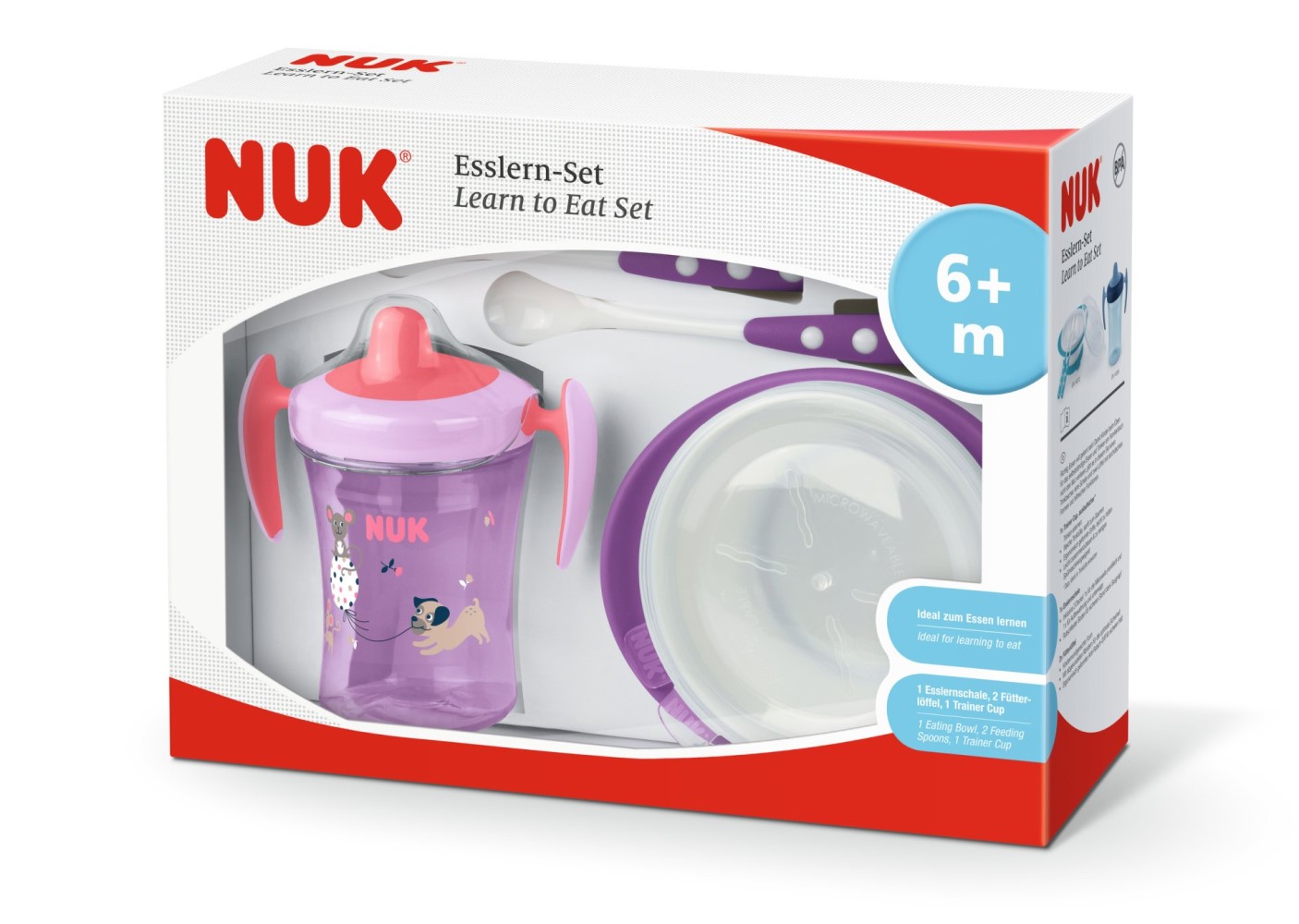 NUK Set Learn to Eat fetita