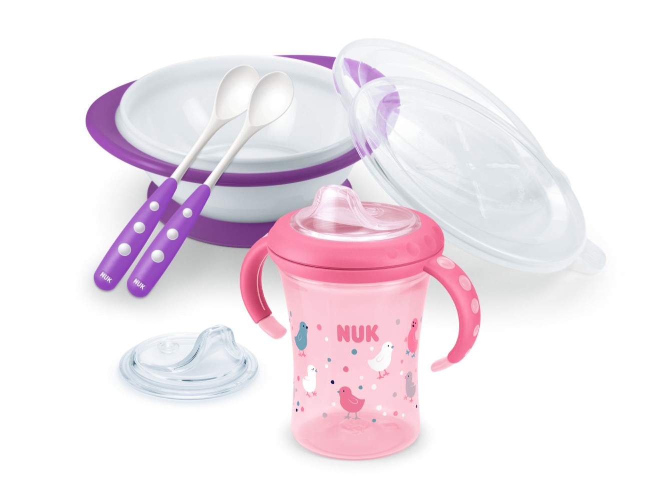 NUK Set Learn to Eat fetita
