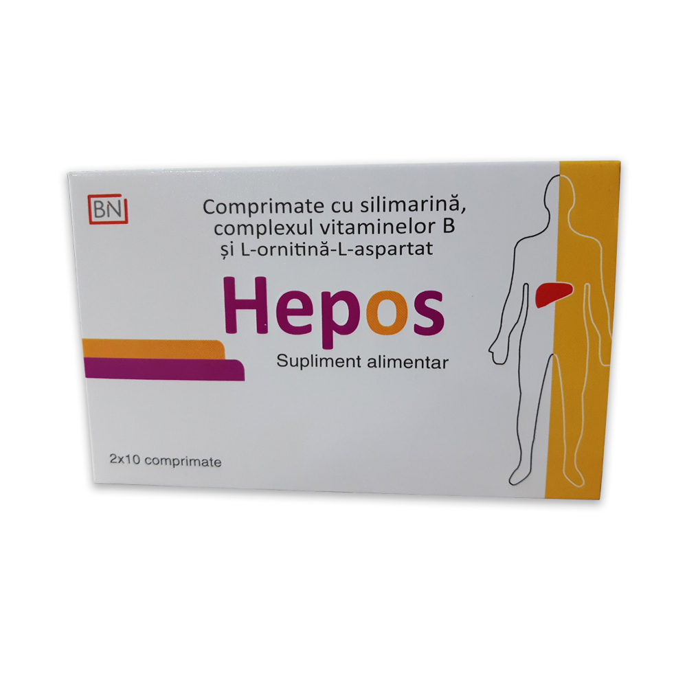 Hepos comp. cu silimarina N2x10