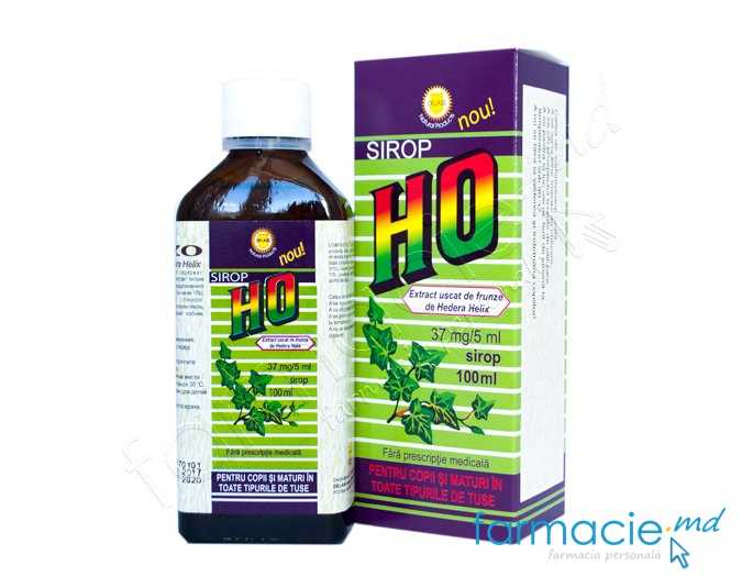 Sirop HO sirop 37 mg/5 ml  100 ml N1 ( Hedera Helix)