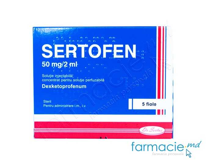 Sertofen sol.inj/conc. sol. perfuz.50 mg/2 ml 2 ml N5