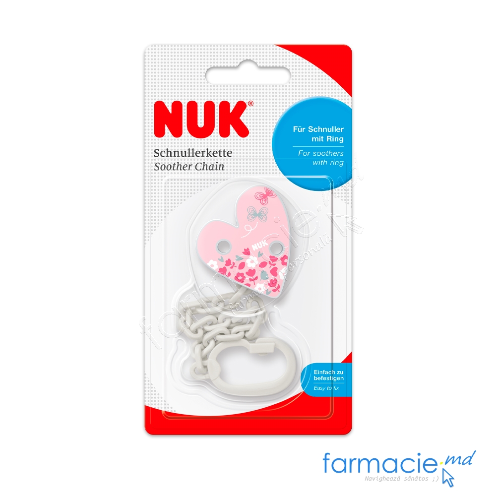 NUK Lantisor-clema pentru suzeta