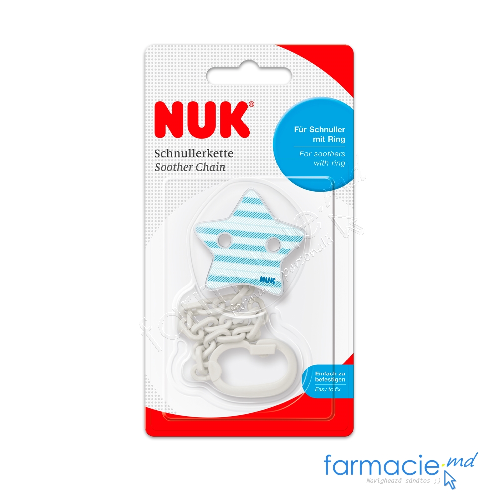 NUK Lantisor-clema pentru suzeta