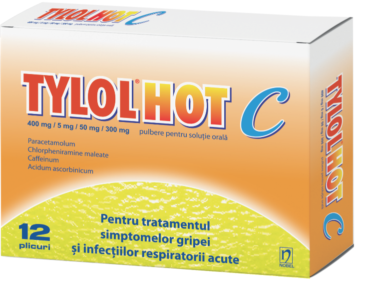 Tylol® Hot C pulb./sol.orala N2x6 Nobel Ilac