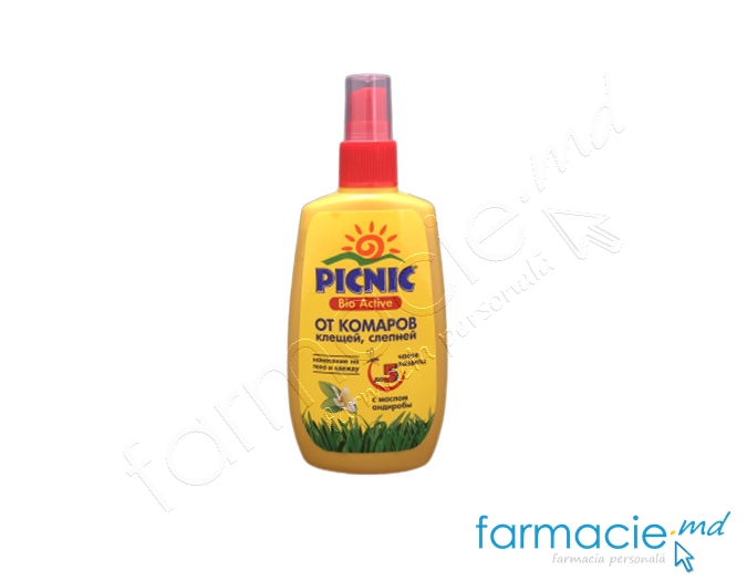 Picnic Bio Active Spray antitintari si capuse 125ml