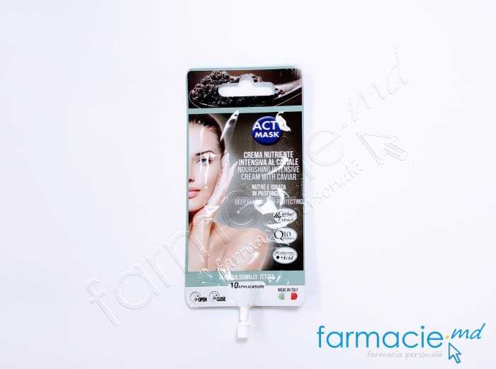 Acty Mask Crema fata Intensiva 15ml cu extract cu Caviar negru,Q10 si acid hyaluronic