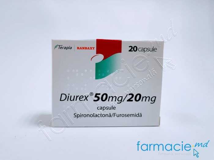 Diurex® caps.50mg/20mg N10x2 Terapia