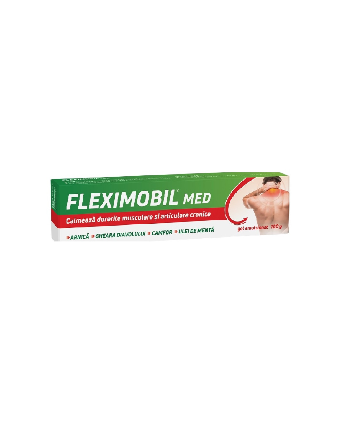 Fleximobil Med gel emulsie 100g 12 ani+ (dureri musculare,articulare) Fiterman