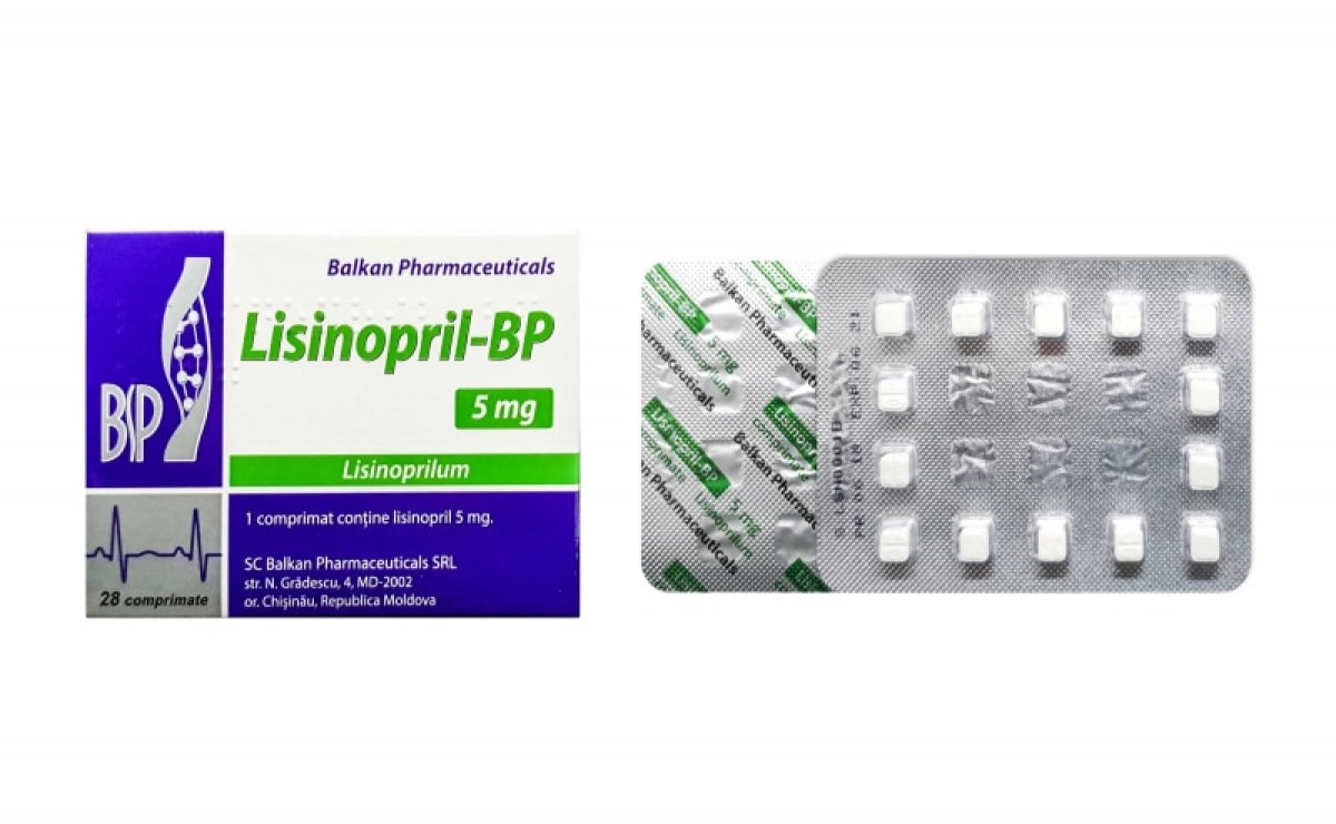 Lisinopril-BP comp.5mg N14x2 Balkan