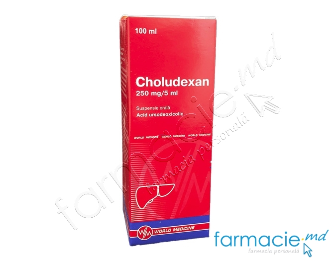 Choludexan susp.orala 250mg/5ml 100ml N1 World Medicine
