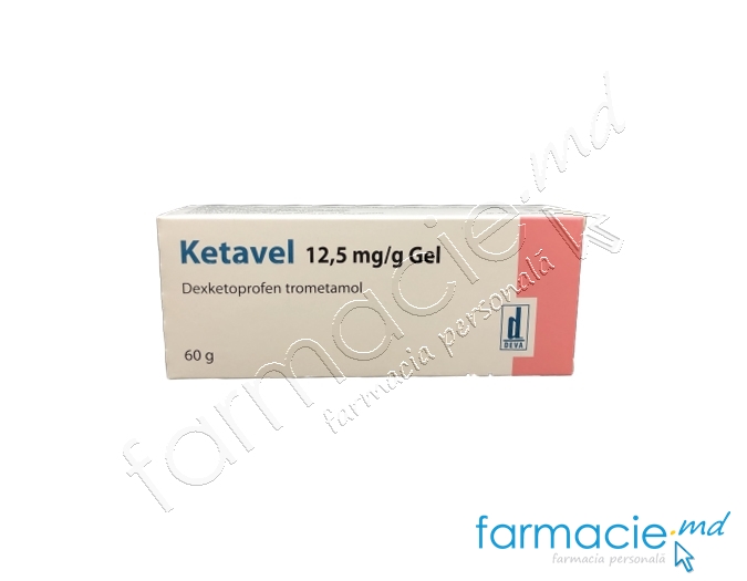 Ketavel Gel 12,5mg/g 60g N1 Deva