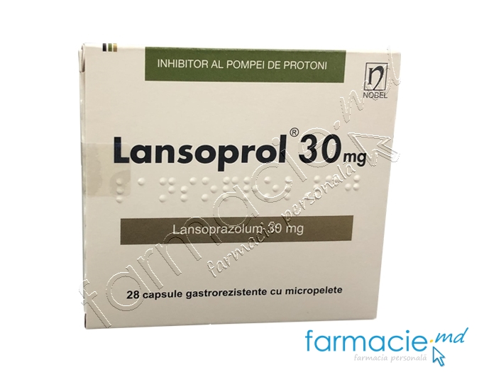 Lansoprol® caps.gastrorez.30mg N14x2 Nobel Ilac