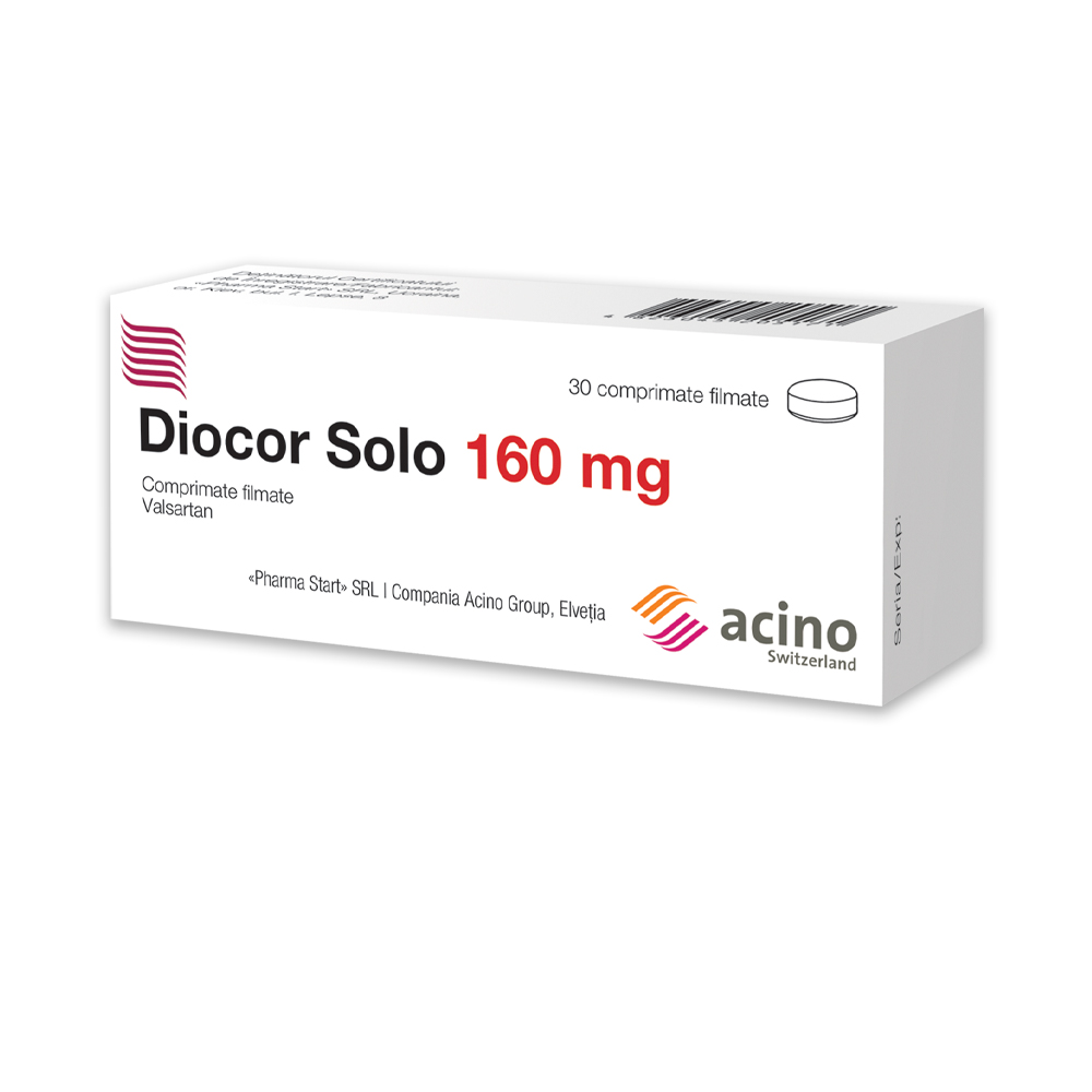 Diocor Solo comp.film.160mg N10x3 Acino