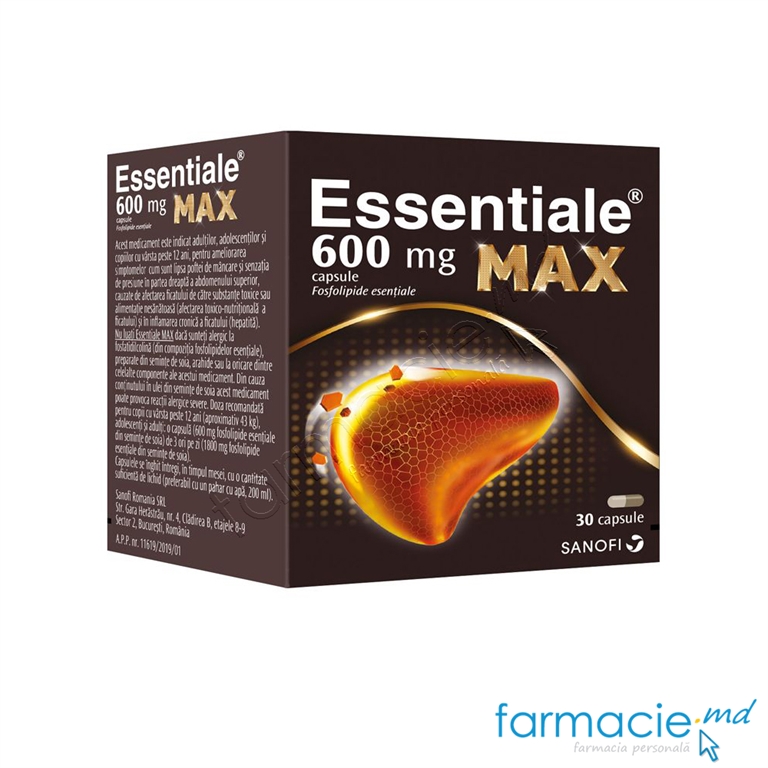 Essentiale® MAX caps.600mg N6x5 Opella