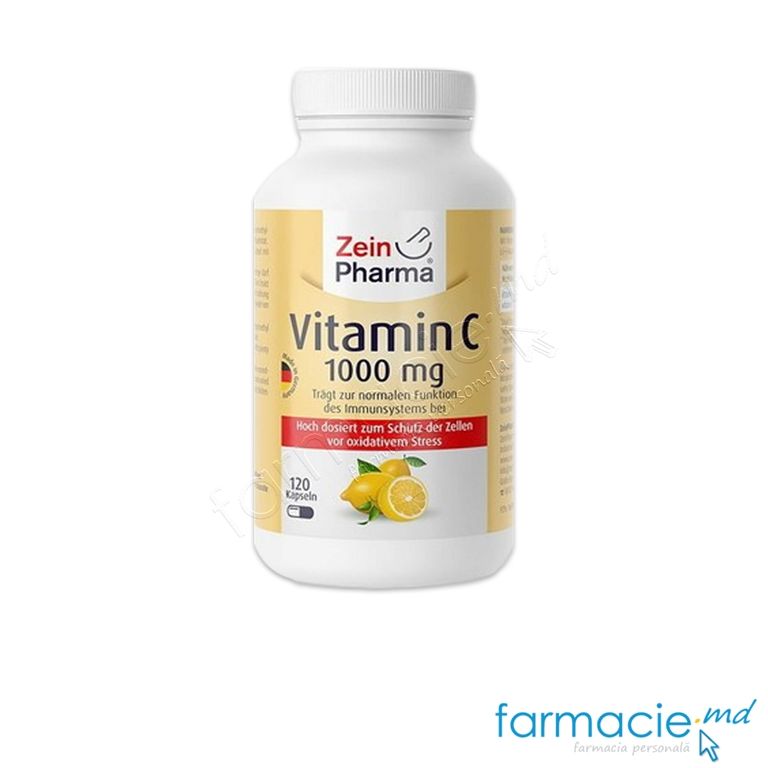 Vitamina C 1000mg caps. N120 (1 caps/zi) (lamaie) ZeinPharma