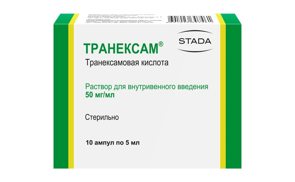 Tranexam® sol.inj.50mg/ml 5ml N5x2 Nijfarm