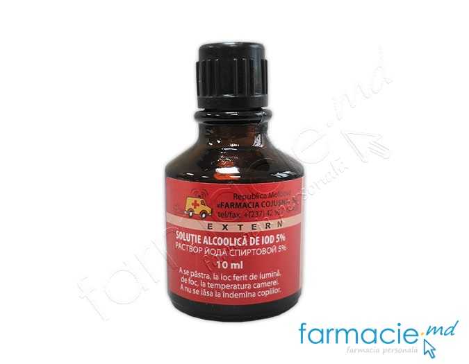 Iod sol.cutan.50mg/ml 10ml N1 Cojusna(TVA20%)