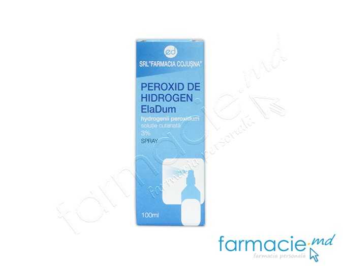 Apa oxigenata spray 3% 100ml Eladum
