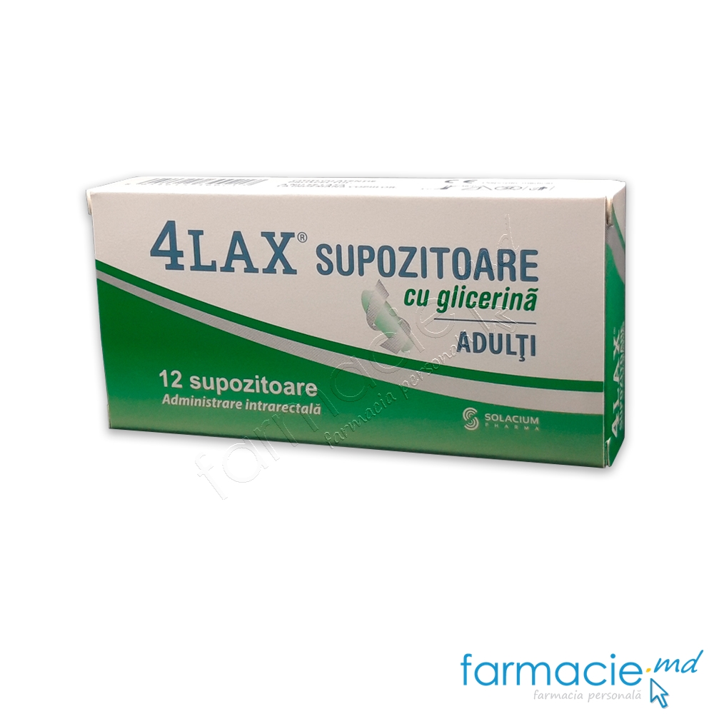 Supozitoare cu Glicerina 4Lax Adulti N12 Labormed
