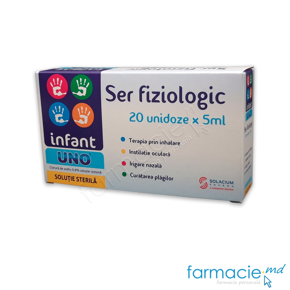 Solutie fiziologica Infant 0.9% 5ml N20 Labormed