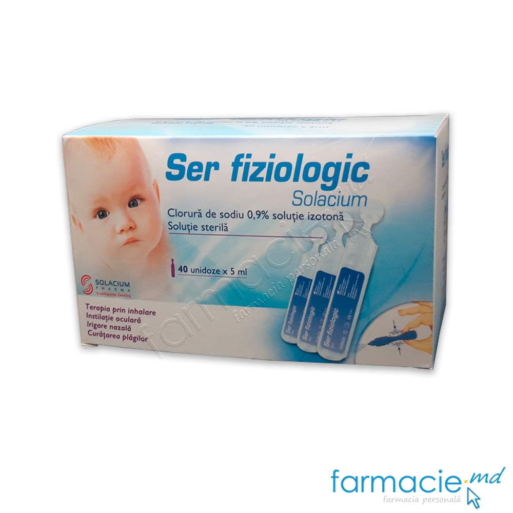 Solutie fiziologica Solacium 0.9% 5ml N40 Labormed